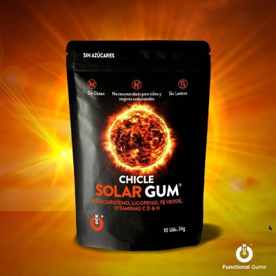 WUG SOLAR CHEWING GUM 10 UNITS