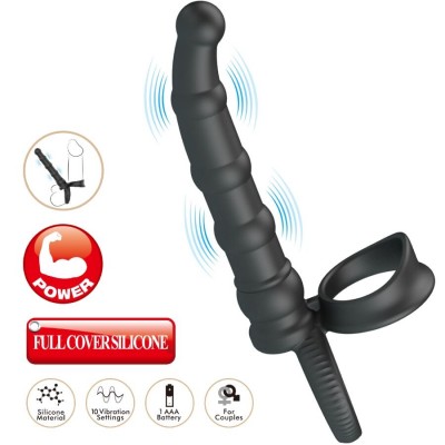 ANILLO CON PLUG VIBRADOR...