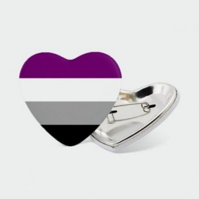 ASEXUAL PRIDE BADGE